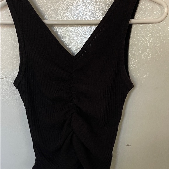 Project Social T NWT Small Black Textured Rib Tank - Picture 2 of 8